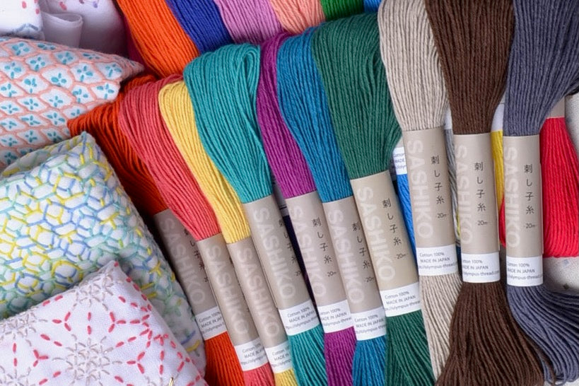 new Olympus sashiko thread colours