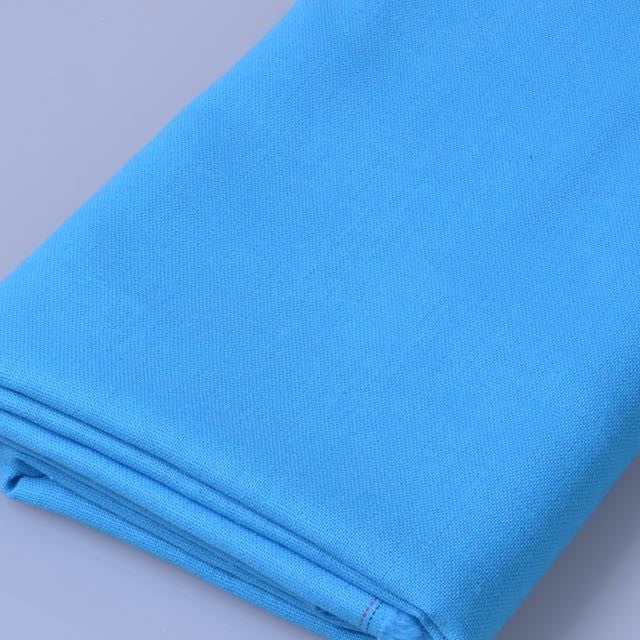 turquoise linen cotton fabric