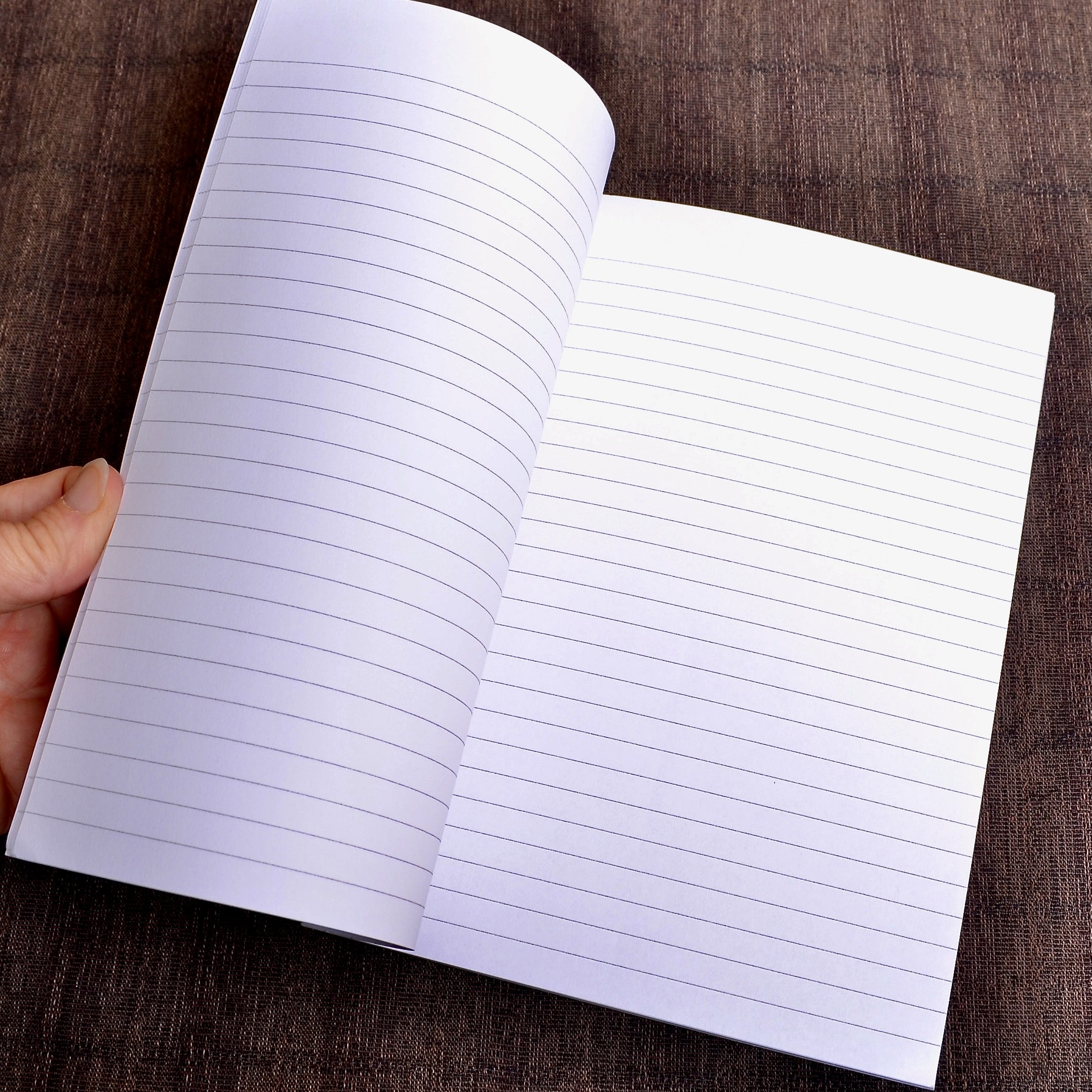 lined notebook