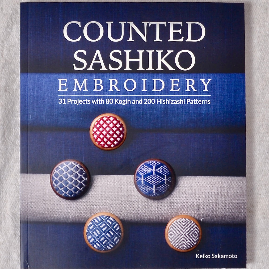 Counted Sashiko Embroidery Book by Keiko Sakamoto