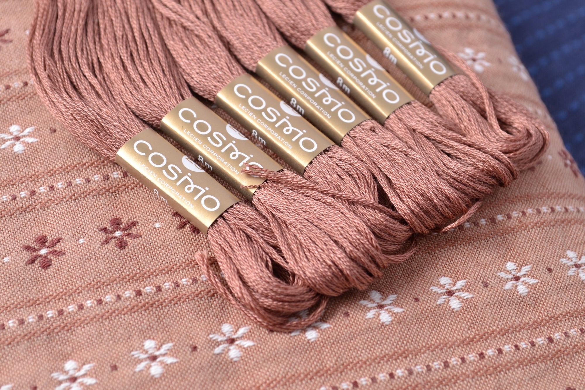 Cosmo Embroidery Thread #384, Light Teak Greyish Brown