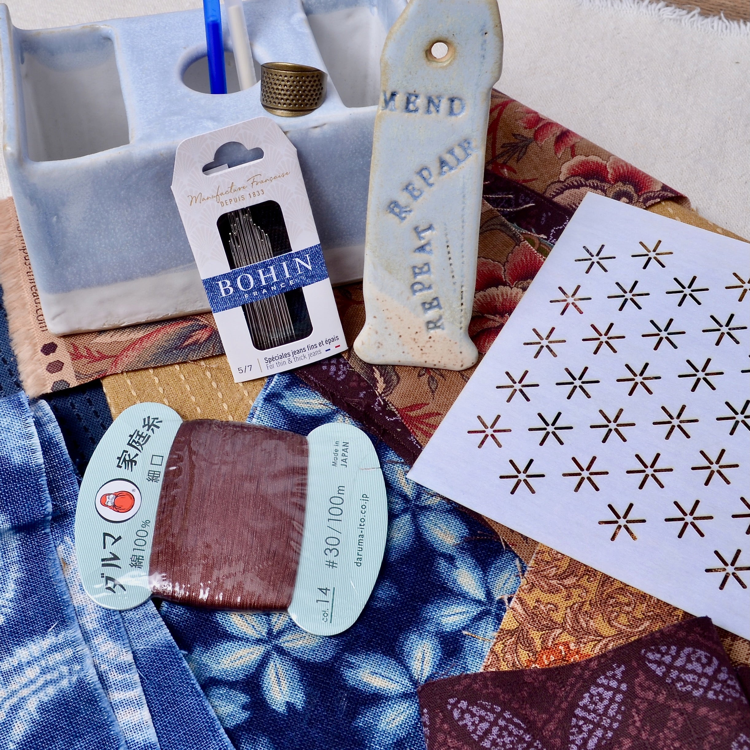 mending supplies for clothing