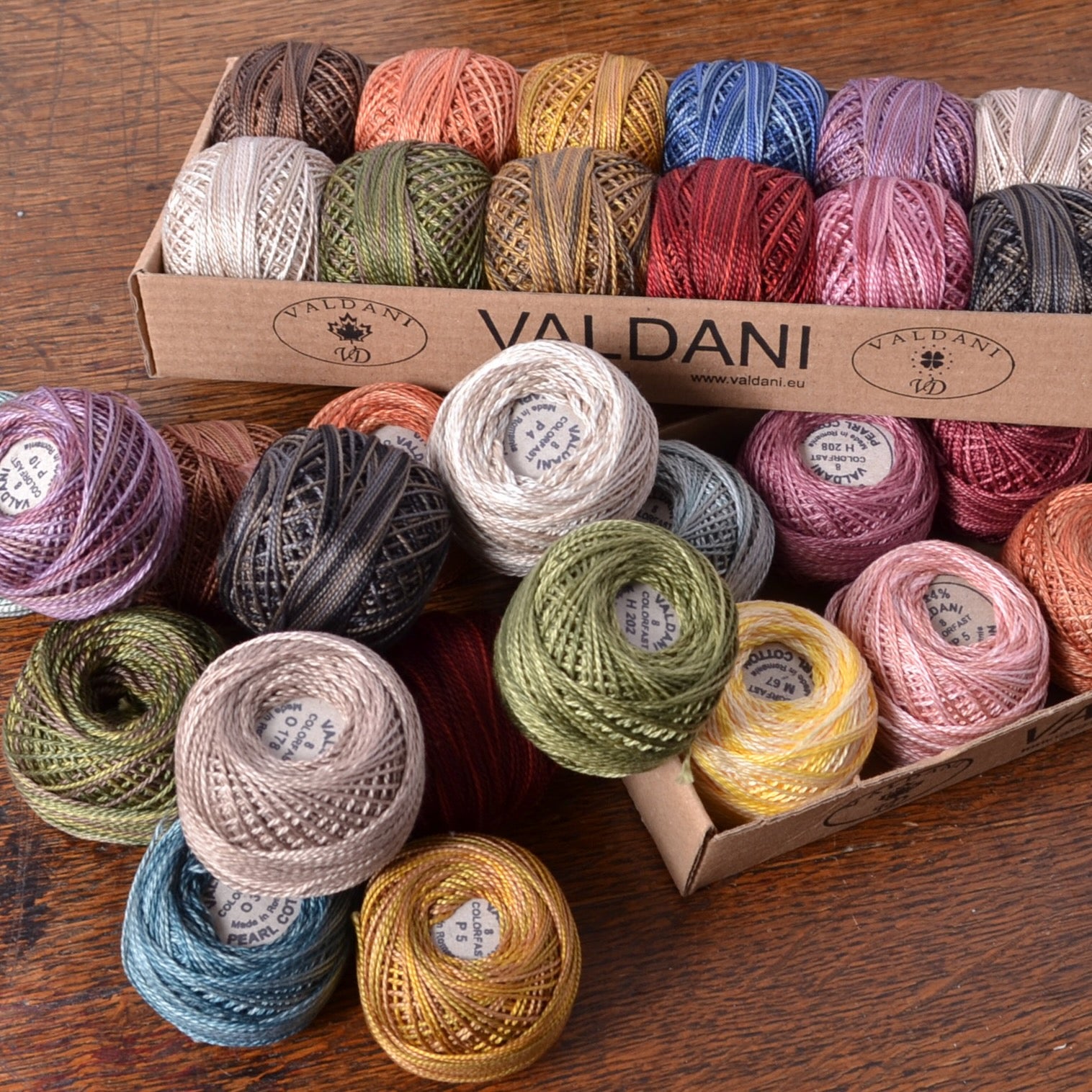 Valdani Perle Cotton Threads #8 size