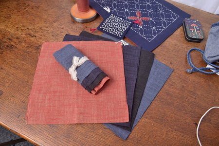 Coarse Weave Slub Cotton Squares