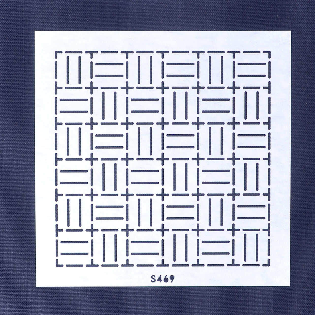Sashiko Stencils, Simple Three Form