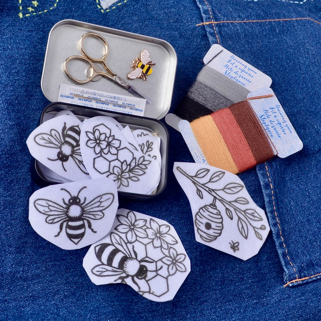 Complete Bumblebee Embroidery Kit