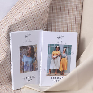 clothing patterns with yarn dyed cotton and dobby cotton fabrics

