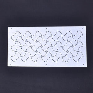 Sashiko Border Stencils, Fundo