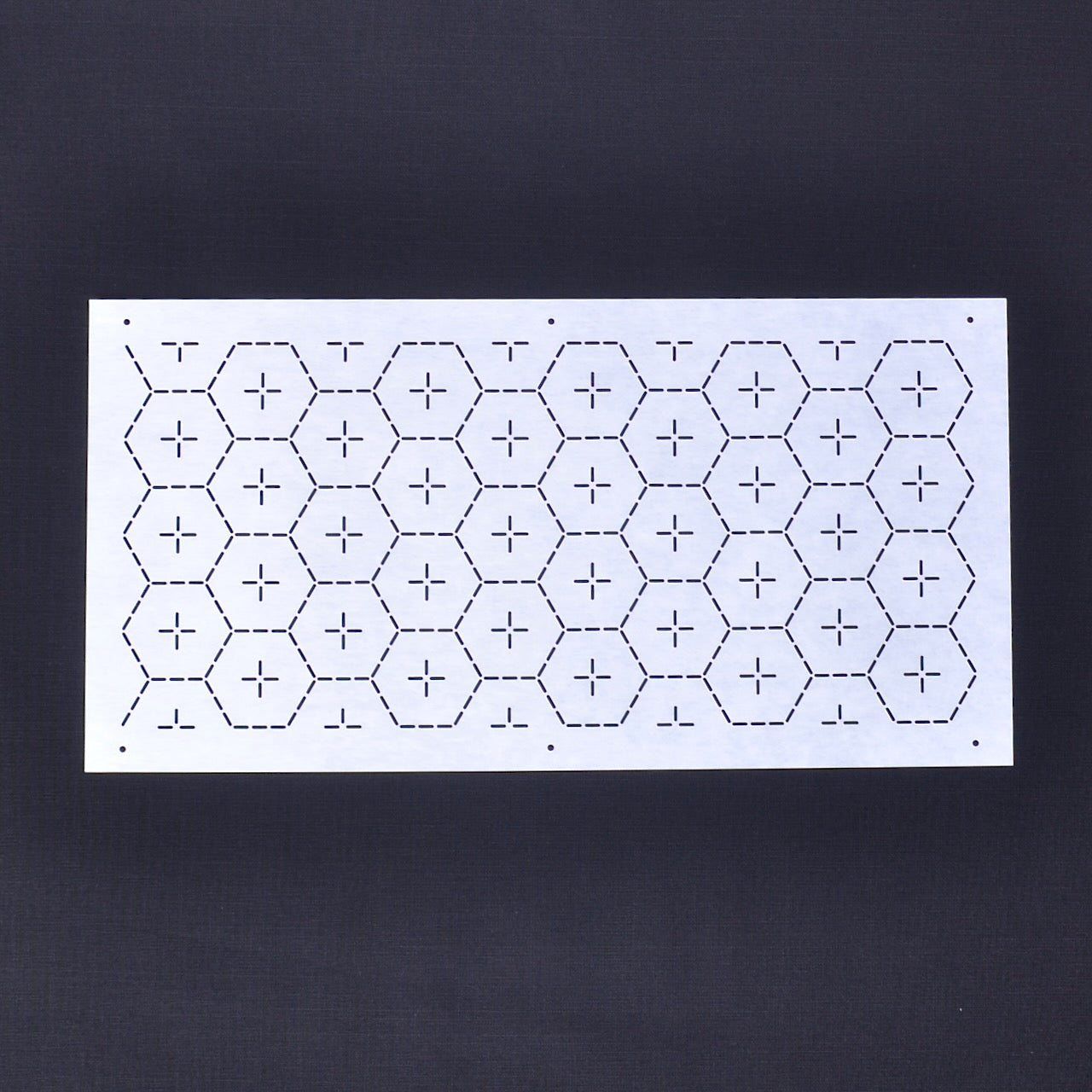 Sashiko Border Stencils, 12" x 6",  "Tortoise"