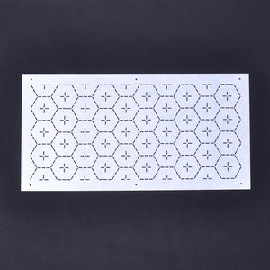 Sashiko Border Stencils, 12" x 6",  "Tortoise"