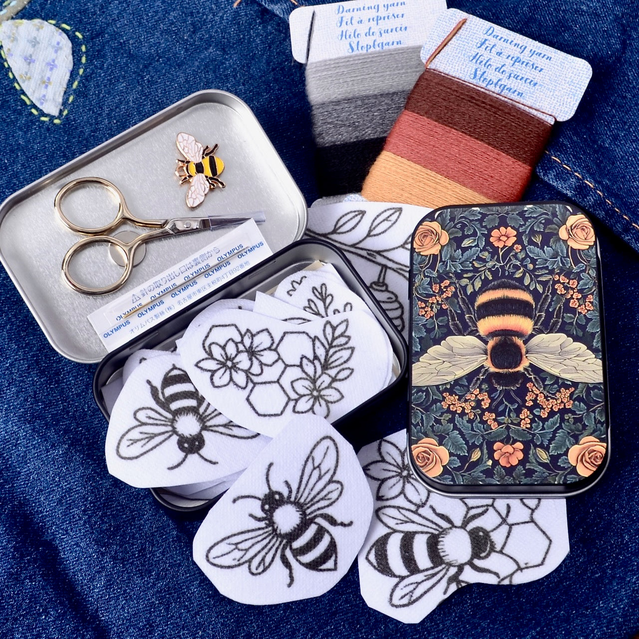 Complete Bumblebee Embroidery Kit