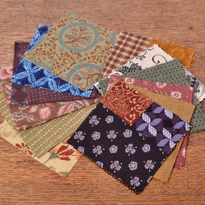 Printed Cotton Fabric Pack, 24 Pieces