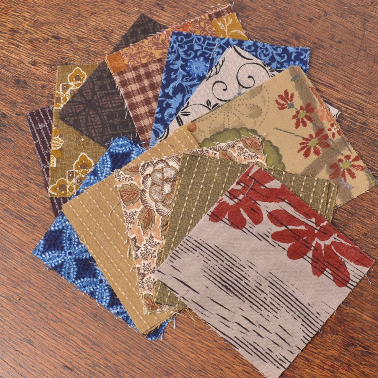 Printed Cotton Fabric Pack, for mending