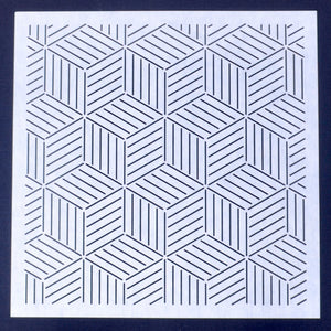 Sashiko Stencil  8" X 8"  "JiMu"