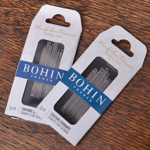 Bohin Sashiko Needles-Sharps for Hand Sewing sizes 3/9