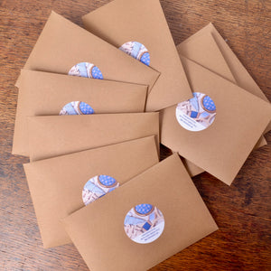 sashiko mending kit packaging