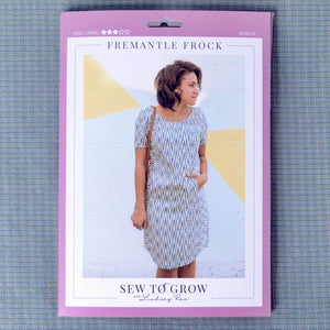 Sewing pattern for 'Fremantle Frock' by Lindsay Rae, designed for Sew To Grow