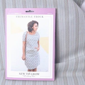 Dress pattern with dyed yarn cotton fabric