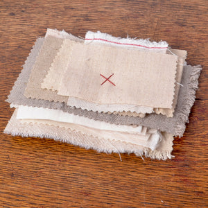 Natural Linen & Cotton Patches for Mending or Stitching