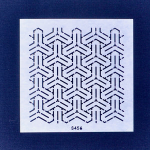 Sashiko Stencil, Bishamon Tortoieseshell variation