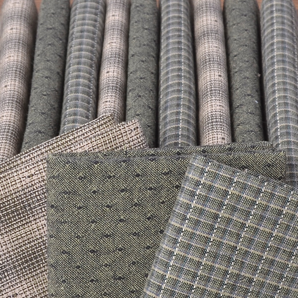 100 percent cotton, Japanese Yarn-Dyed Fabric 