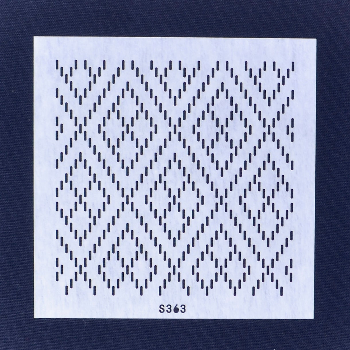 Sashiko Stencils, Diamond Rice Stitch