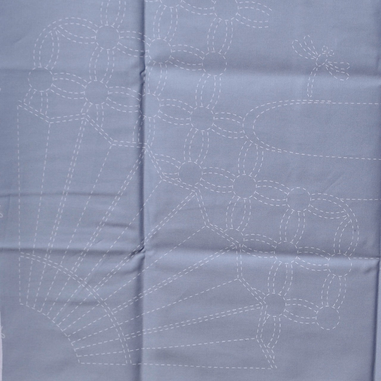 Sashiko Long Panel: Autumn Sky