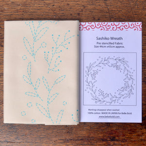 Sashiko Wreath