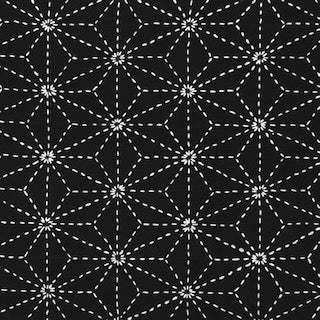 Olympus Pre-printed Sashiko Fabric, Asa-No-Ha (Flax)