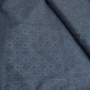 Sashiko preprinted fabric, Bebe Bold