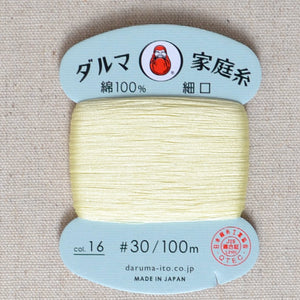 Daruma Hand Sewing Thread, Yellow