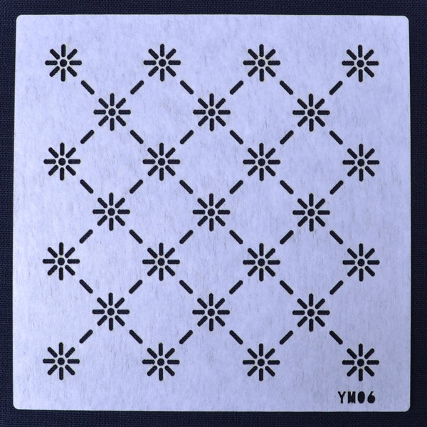 Sashiko & Mending Stencil, Daisy Chain - A Threaded Needle