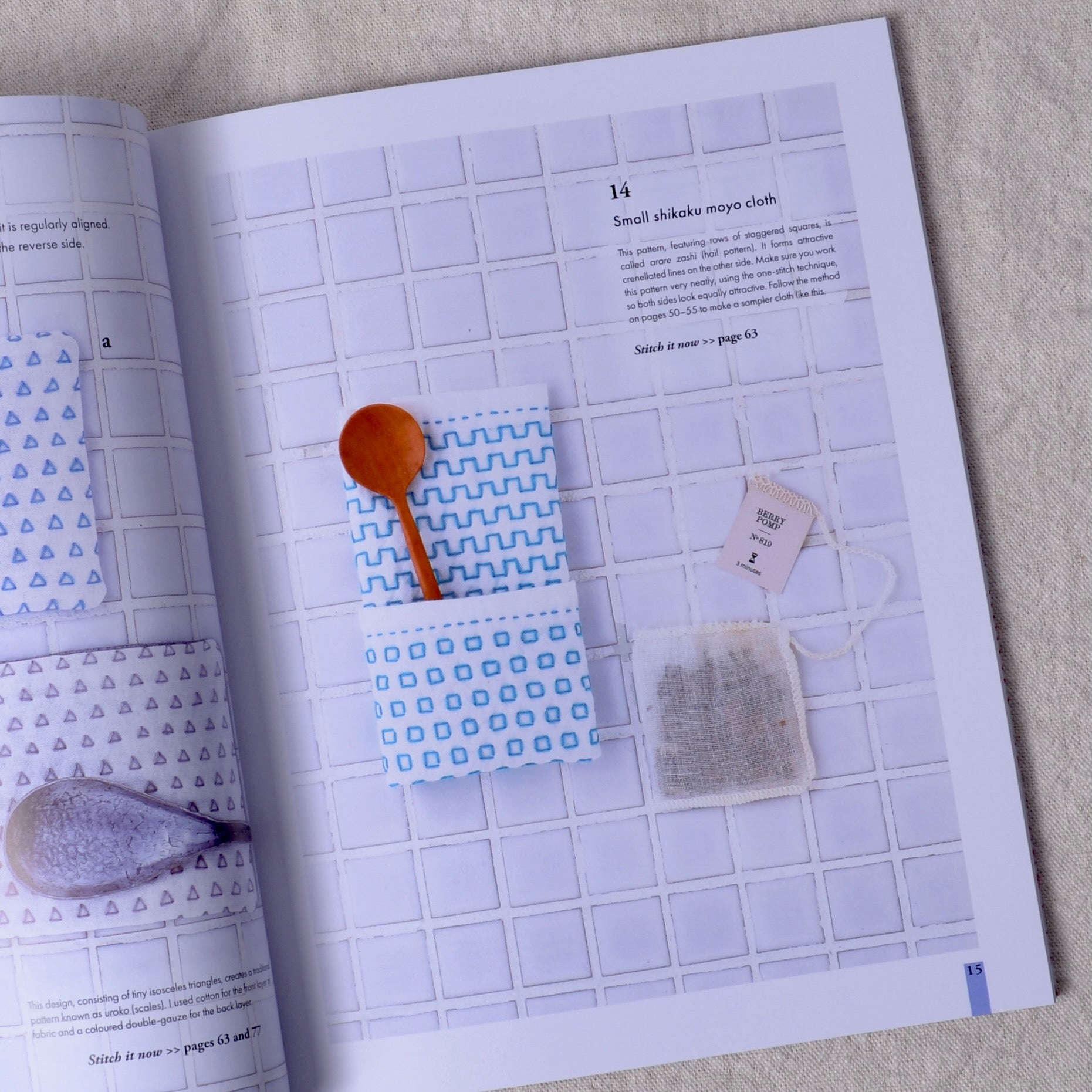 Hitome-sashi Starter Kit: Everything You Need, Shell Pink Thread