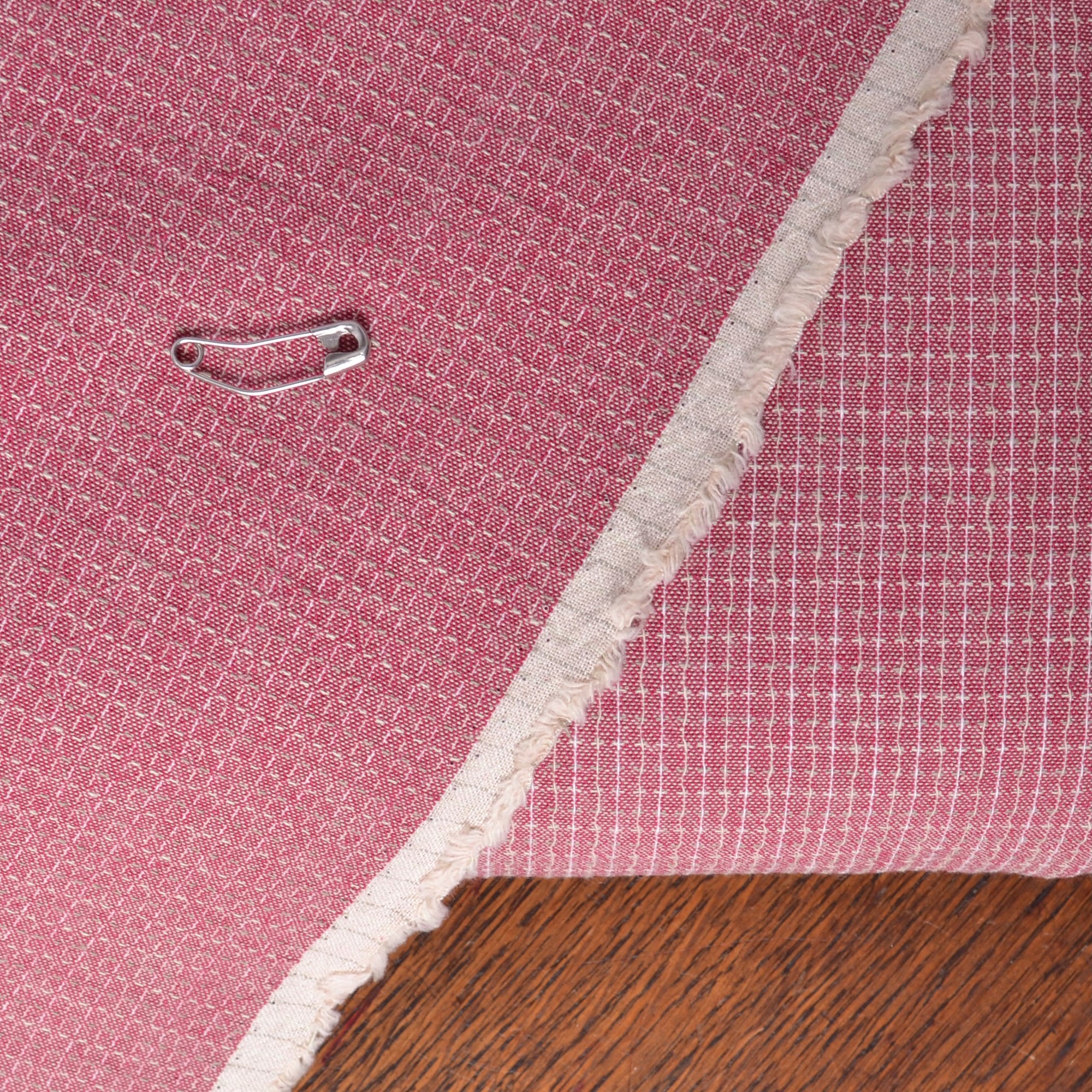 Dyed Yarn Cotton Fabric for Sewing & Quilting, Deep Rose Pink