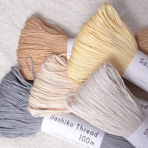 Olympus Sashiko Thread, Warm Light Tones Collection