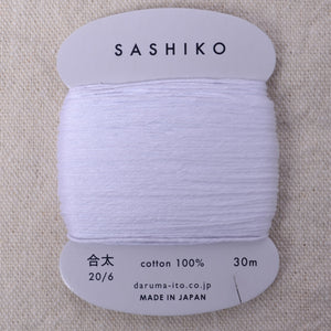 Daruma Sashiko Thread, White #201