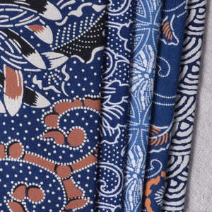Artisan Katazome & Block Printed Cotton Fabric Bundle