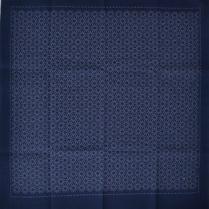 Traditional Sashiko Design "Asanoha" navy, pre printed design