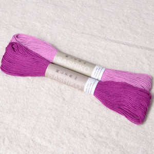 Sashiko Thread Collection, Shades of magenta