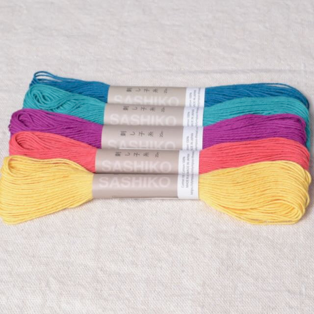 Sashiko Thread Collection, Jewel tones