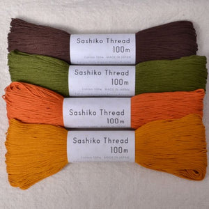 Sashiko Thread Collection, Colours of Autumn