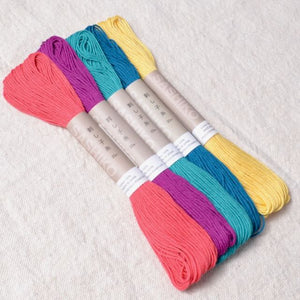 Sashiko Thread Collection, Jewel tones