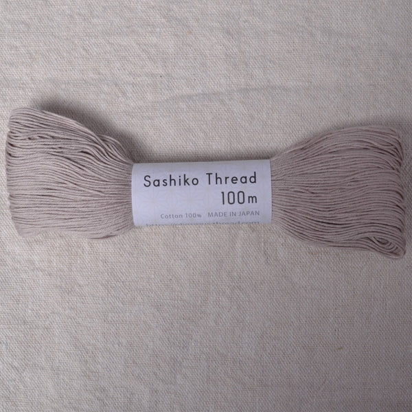 Sashiko Thread, 100 Meter Skein, Light Charcol Brown #116 - A Threaded ...
