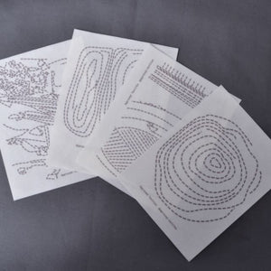 Dissolvable Stitching Guides for Visible Mending