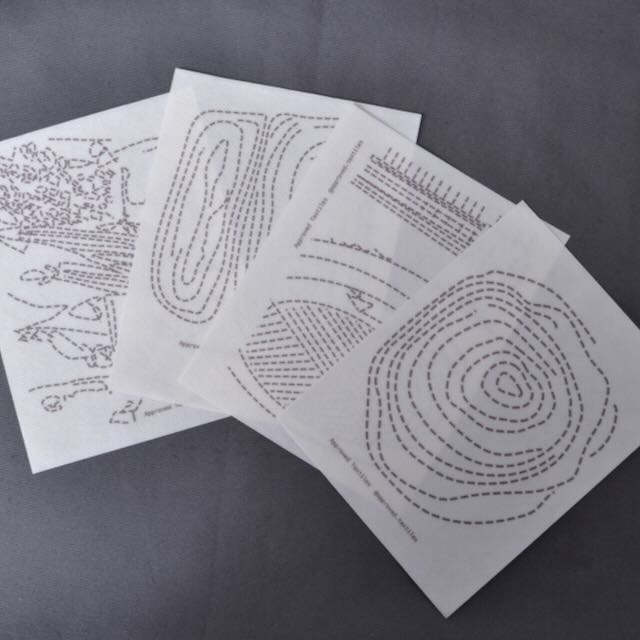 Dissolvable Stitching Guides for Visible Mending