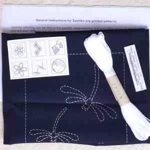 6 Sashiko Blocks- Kit C