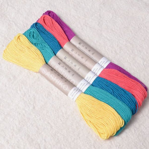 Sashiko Thread Collection, Jewel tones