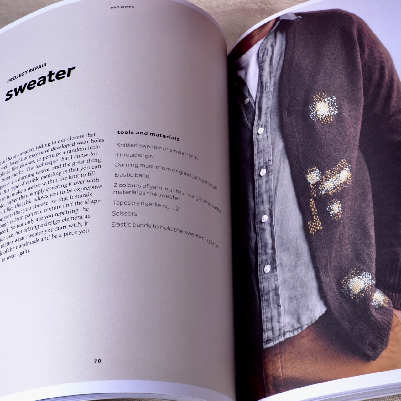 inside Visible Mending, Repair, Renew, Reuse the clothes you love by Arounna Khounnoraj