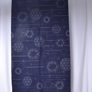 Sashiko Panel, Circles and Wreaths