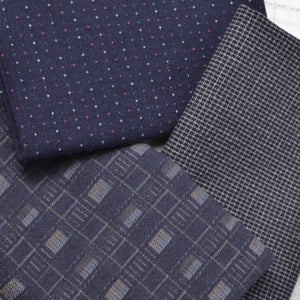 Trio of Black fabrics